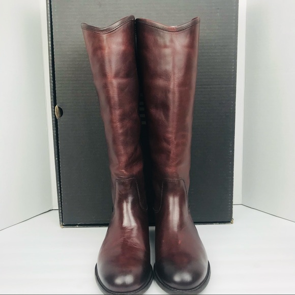 Frye Women's Brown Heeled Boots - Picture 5 of 8